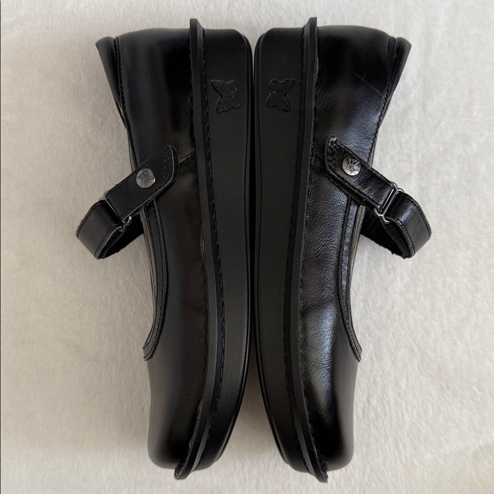 NWOT Alegria by PG Lite | Belle Leather Mary Jane Shoe BEL-640 Black (40/9.5-10) - Picture 12 of 15